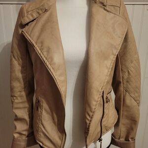 Therapy Faux Leather Jacket